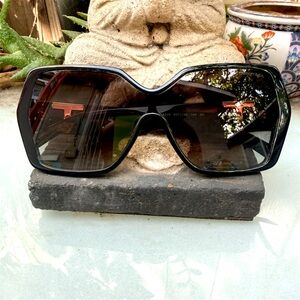 Tiffany & Co. Black Oversized Women's Sunglasses - TF4219 Authentic